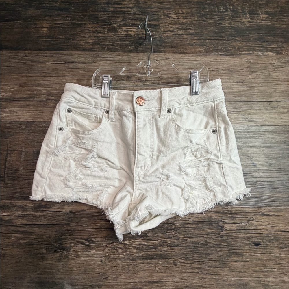American Eagle Outfitters White Jean Shorts